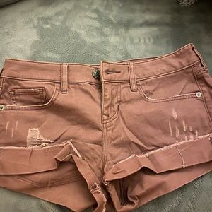 super cute barely worn express jean shorts!!